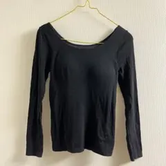 ユニクロ　レディース　プリンセスタムタム　ヒートテックリブブラTシャツ　M