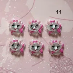 ネイルパーツ　マリー　キャラクター　6個♡