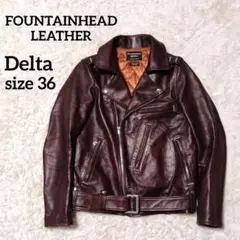 FOUNTAINHEAD LEATHER Delta Brown 36