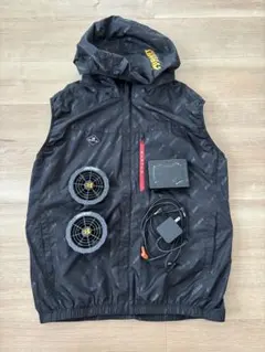 BURTLE AC2094HBL限定モデル 空調服 ベストメタリックシルバー L