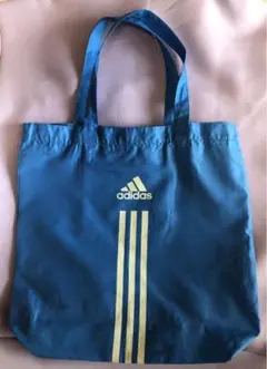 adidas トートバッグ　ターコイズブルー　レア品
