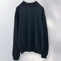 PRONTO-UOMO ウール100% ニット ハイネック 無地 XL《a994