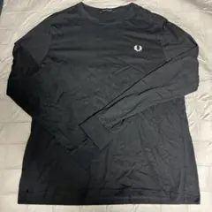 FRED PERRY ブラック 長袖カットソー L
