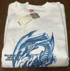 遊戯王 青眼の白龍 スウェット ホワイト L