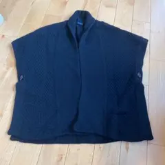 ポンチョ カーディガン