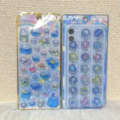 あわわちゃん　ウォーターシール　おはじきシール
