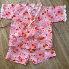 じんべい 金魚柄 甚平 90サイズ