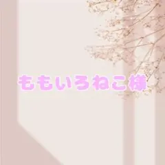 ももいろねこ様　2点おまとめ