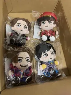 嵐 ぬいぐるみ 大野智 櫻井翔 相葉雅紀 二宮和也 4個セット - メルカリ