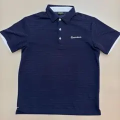 TaylorMade テーラーメイド ゴルフ 半袖ポロシャツ ネイビー L