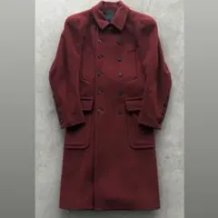 DIOR(ディオール) サイズ:48 カシミヤ ダブル チェスターコート レッド 