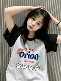 Orion プリント ラグラン 半袖 Tシャツ