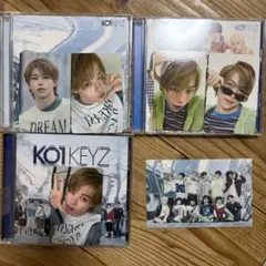 KO1KEYZ CD トレカセット 3形態 濱田永遠