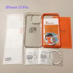 13 ★iPhone 15 Pro用 ケース 保護フィルム カメラフィルム