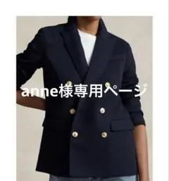 ZARA ネイビー ダブルブレストジャケット ゴールドボタン