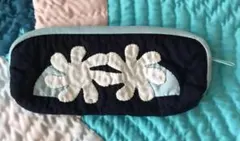 在庫一掃セール!! シンプルペンケース♡ガーデニア♡ネイビーブルー♡ハワイアン