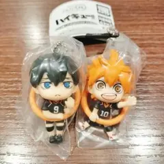 こんにち輪  フィギュアマスコット ハイキュー！！  日向翔陽  影山飛雄