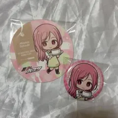 桃井さつき 缶バッジ コラボカフェ 中外鉱業 エプロン B デフォルメ 黒バス