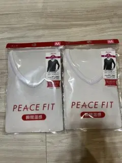 TOPVALU PEACE FIT Vネック9分袖 M 2枚セット