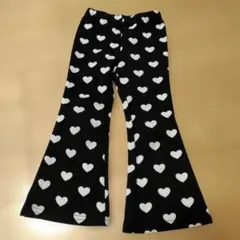【美品】SHEIN ハート柄　パンツ　4Y ブラック