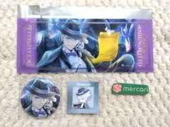 ツイステ アズール 寮服 缶バッジ 箔押しビッグクリアカード セット