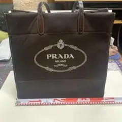 PRADA 肩掛けトートバッグ ブラウンのサムネイル