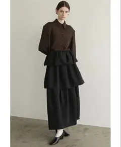 clane FRILL TIERED SKIRT