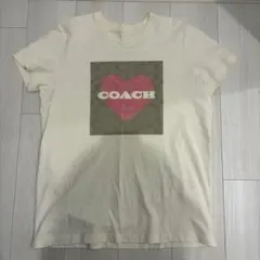 COACH ハートロゴ 半袖Tシャツ ベージュのサムネイル