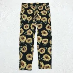 エレメント ELEMENT JACVANEK パンツ ひまわり 花柄 S 薄手