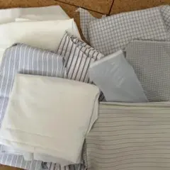 端切れ　ハギレ　8種　オーダーワイシャツ