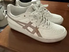 ASICS ホワイト/ピンク スニーカー