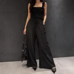 ♡平成ギャル♡emsexciteサロペット オールインワン ブラック y2kのサムネイル