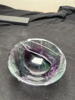 最終値下げ】中古 インテリア 置物 フローライト 蛍席 ミニ皿 天然石