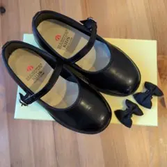 HARUTA 子供用 ブラック フォーマルシューズ　17cm女の子用