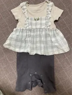 新品　ママラク　カバーオール　80サイズ