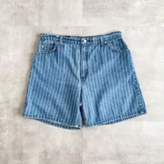 90's Levi's 951 USA製 ストライプ デニムショーツ ジーンズ