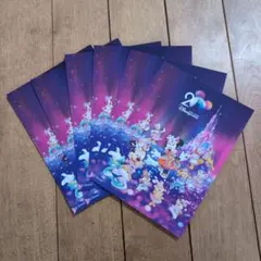 ディズニー 20周年記念 ポストカード 6枚セット