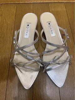 DIANA サンダル シルバー リボンのサムネイル