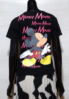 DISNEY MickeyMouse レディース半袖Tシャツ Ｍサイズ
