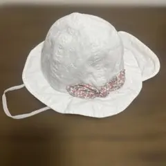 kidsforet フラワーリボン付きハット 53cm