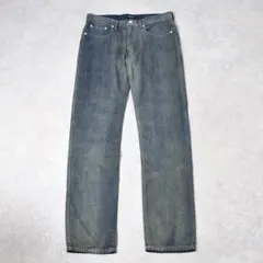 黒タグ GIORGIO ARMANI フェードブルー 加工 デニムパンツ 31のサムネイル