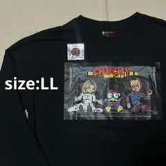 チャッキー×ドンキ コラボ ロンT ブラック LL+ノベルティ