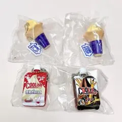 ミニストップ クーリッシュ ミニチュアチャーム 計4点セット ガチャ