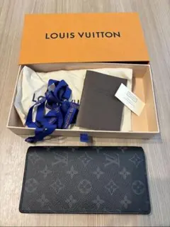 LOUIS VUITTON エクリプス　長財布ポルトフォイユブラザ