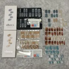 ジェルネイルシールまとめ売り 計128枚