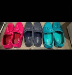 超メルカリ市期間のみ値下げ 【roshell】ドライビングシューズ 3足セット