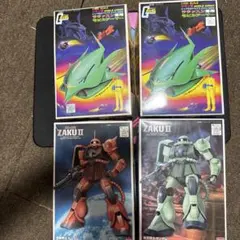 ララァスン専用　モビルアーマー 2個&ザクII&シャアザクセット ララァスン専用 モビルアーマー 2個&ザクII&シャアザクセット HG