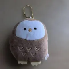つぶらな瞳の動物園 フクロウ ぬいぐるみキーホルダー