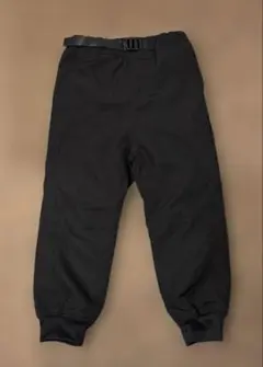 未使用　GU 黒 長ズボン ブラック　暖パン
