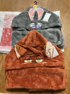 ズートピア　しまむら　フード　ティペット　マフラー